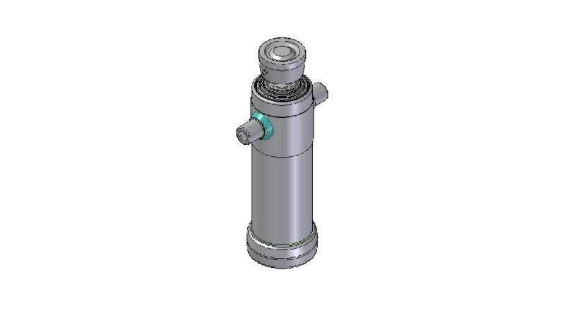 3046S -CYLINDER TELESCOPICZNY STANDARD/BALL 4 ETAPY SKOK 1290 ŚREDNICA 124
