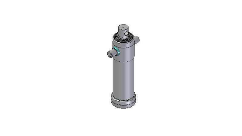 3047F -TELESCOPIC CYLINDER STANDARD/HOLE 4 STAGES TRAVEL 1510 DIAMETER 124
