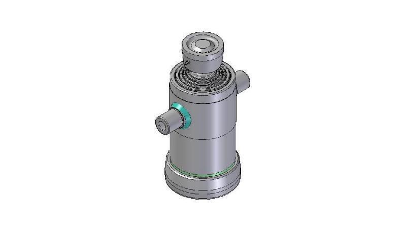 3051S - CYLINDER TELESCOPICZNY STANDARDOWY/KULKA 5 ETAPÓW SKOK 980 ŚREDNICA 152