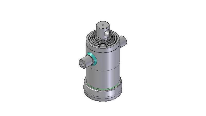 3052F - TELESCOPIC CYLINDER STANDARD/HOLE 5 STAGES TRAVEL 1230 FI 152