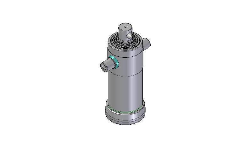 3053F - TELESCOPIC CYLINDER STANDARD/HOLE 5 STAGES TRAVEL 1480 FI 152