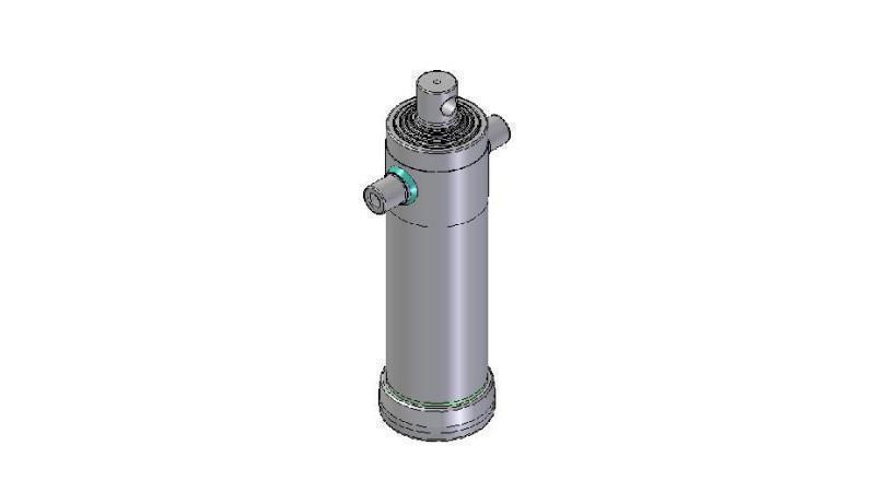 3055F -TELESCOPIC CYLINDER STANDARD/HOLE 5 STAGES STROKE 2130 FI 152