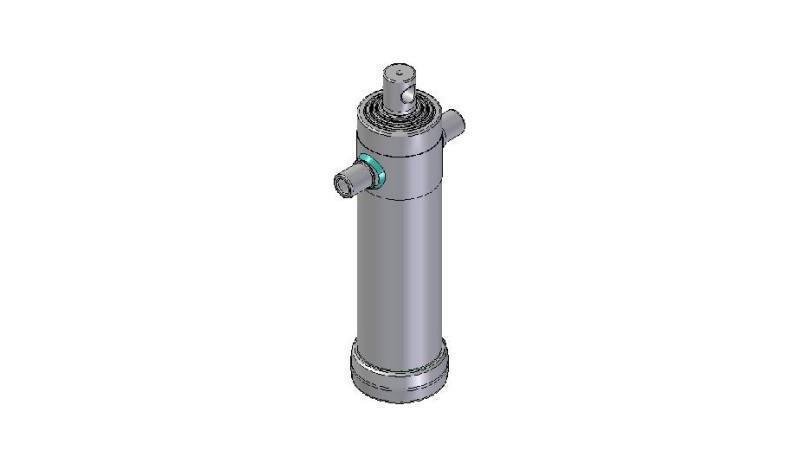 3067F - TELESCOPIC CYLINDER STANDARD/HOLE 4 STAGES TRAVEL 1390 DIAMETER 112