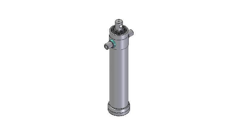 3069F - TELESCOPIC CYLINDER STANDARD/HOLE 4 STAGES TRAVEL 1990 DIAMETER 112