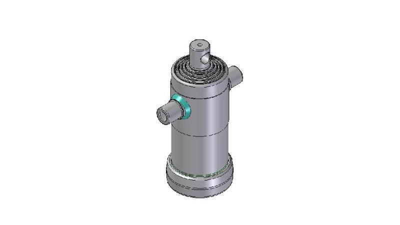 3093F - TELESCOPIC CYLINDER STANDARD/HOLE 5 STAGES TRAVEL 1190 FI 124