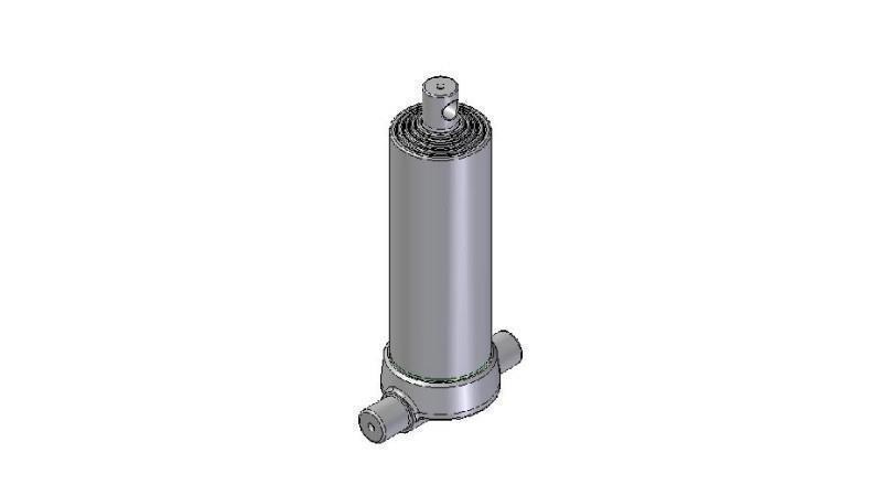 3594F -TELESCOPICZNY CYLINDER DOLNY – OTWÓR 5 STOPNIE SKOK 1490 FI 124