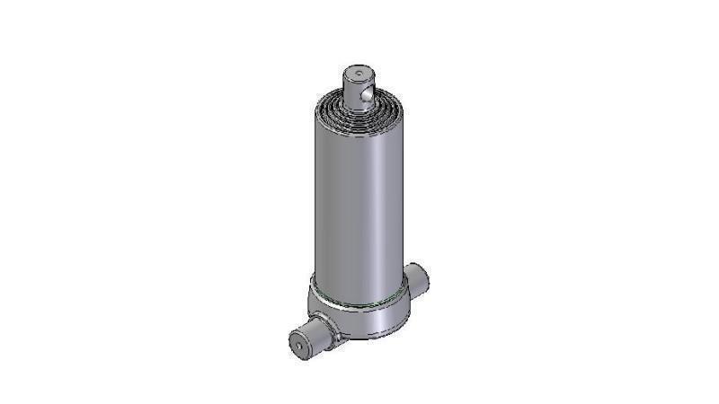 3597F -TELESCOPICZNY CYLINDER DOLNY – OTWÓR 5 STOPNIE SKOK 1315 FI 124