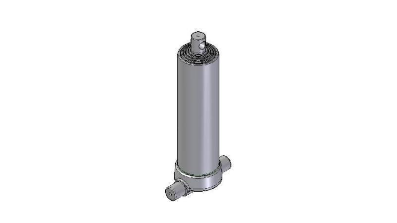 3599F -TELESCOPICZNY CYLINDER DOLNY – OTWÓR 5 STOPNIE SKOK 1850 FI 124