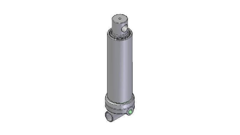 2620F -CYLINDER TELESKOPOWY OTWÓR - OTWÓR 2 KROKI RUCHU 455 FI 80