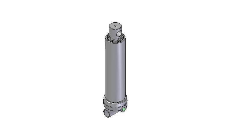 2622F -TELESCOPICZNY CYLINDER OTWÓR - OTWÓR 2 STOPNIE SKOKU 595 FI 80