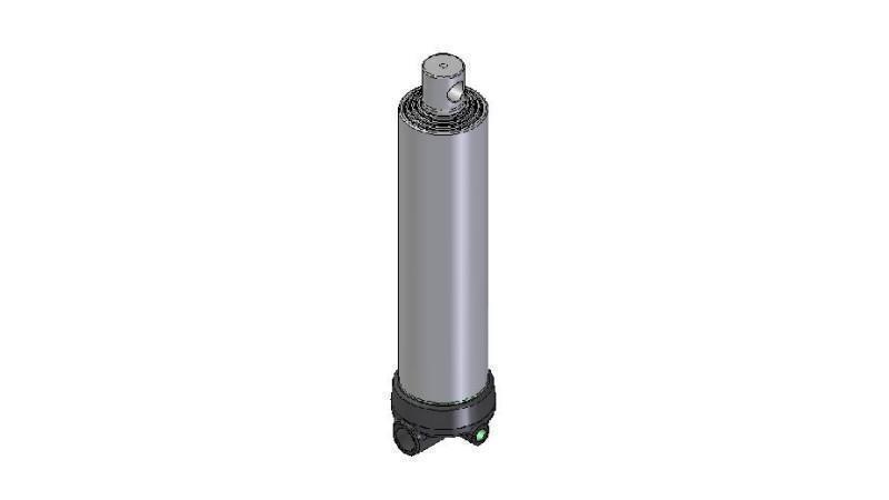 3648F -TELESCOPICZNY CYLINDER OTWÓR - OTWÓR 4 KROKI RUCHU 1710 FI 124