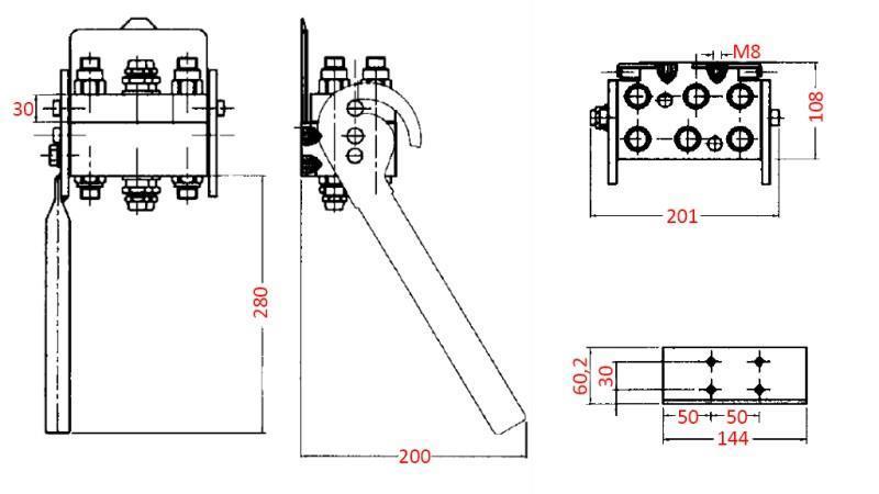 ZŁĄCZE MULTI-FASTER 6-drożne BSP1/2 CZĘŚĆ STAŁA