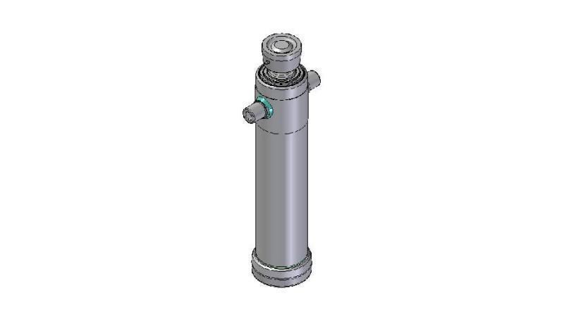 4030S -CYLINDER TELESCOPICZNY STANDARDOWY/KULOWY 3 ETAPY SKOK 2093 ŚREDNICA 124