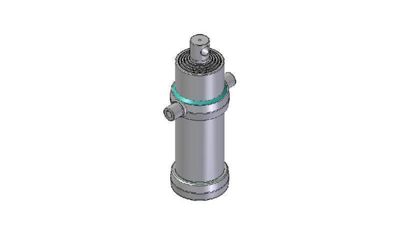 4051F -TELESCOPIC CYLINDER STANDARD/HOLE 5 STAGES STROKE 2120 FI 170