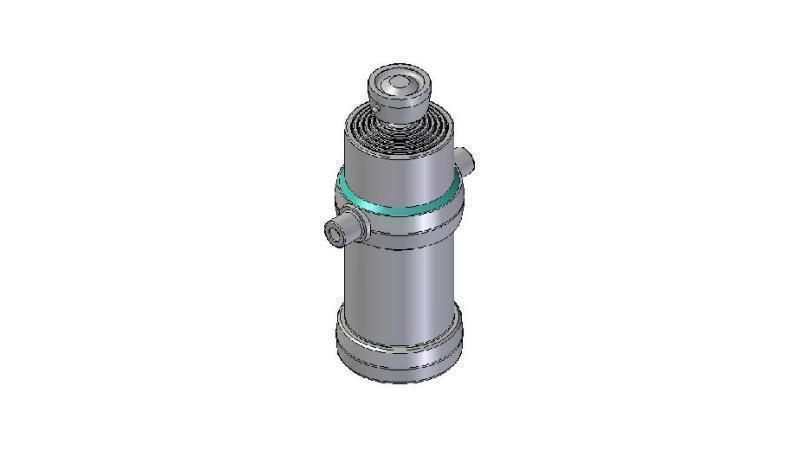 4060S -CYLINDER TELESCOPICZNY STANDARDOWY/KULOWY 6 ETAPÓW SKOK 2225 ŚREDNICA 190