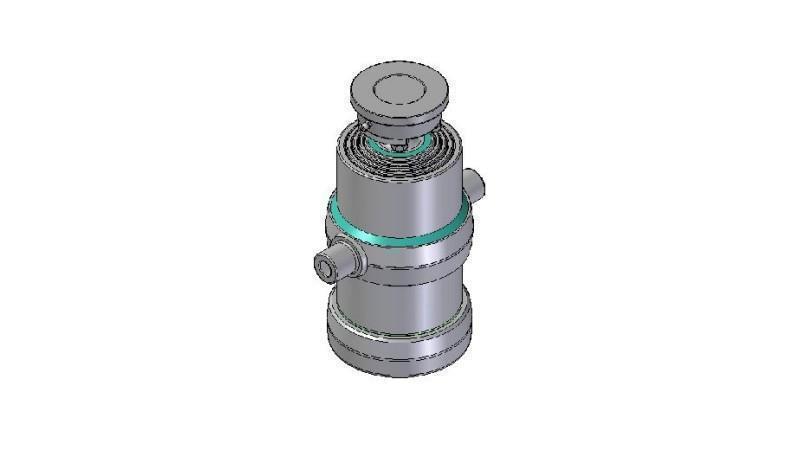 4080S -TELESCOPIC CYLINDER STANDARD/BALL 4 STAGES STROKE 1010 DIAMETER 190
