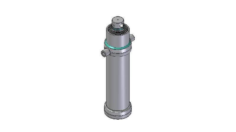 4090F - TELESCOPIC CYLINDER STANDARD/HOLE 4 STAGES STROKE 2510 FI 170