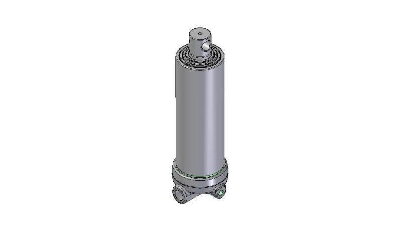 4643F -CYLINDER TELESCOPOWY OTWÓR - OTWÓR 4 STOPNIE SKOKU 1500 FI 152