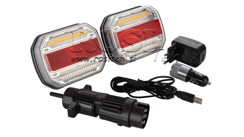ZESTAW OŚWIETLENIA MAGNETYCZNEGO LED - BEZPRZEWODOWY 12/24V CANBUS