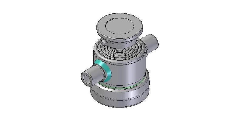 6001S - TELESCOPIC CYLINDER STANDARD/BALL 6 STAGES STROKE 450 DIAMETER 124