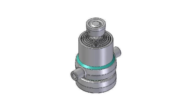 6017S -TELESCOPINEN SYLINTERI STANDARD/PALLON 6 VAIHEITA ISKU 985 HALKAISIJA 170