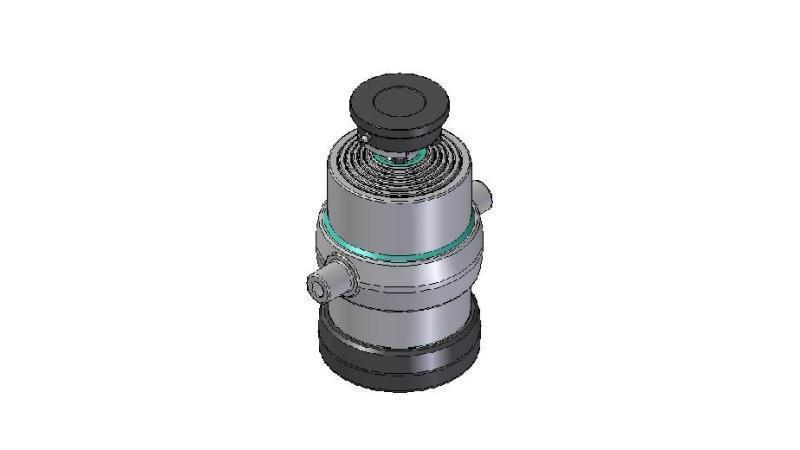 6050S -CYLINDER TELESCOPICZNY STANDARDOWY/KULOWY 6 ETAPÓW SKOK 1415 ŚREDNICA 215