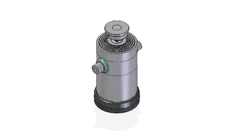 6085S -CYLINDER TELESCOPICZNY STANDARD/BALL 6 ETAPÓW SKOK 2260 ŚREDNICA 300