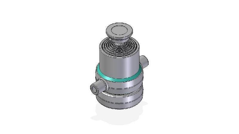 7005S -TELESCOPISK CYLINDER STANDARD/BOLL 7 STEG RESA 1150 DIAMETER 170