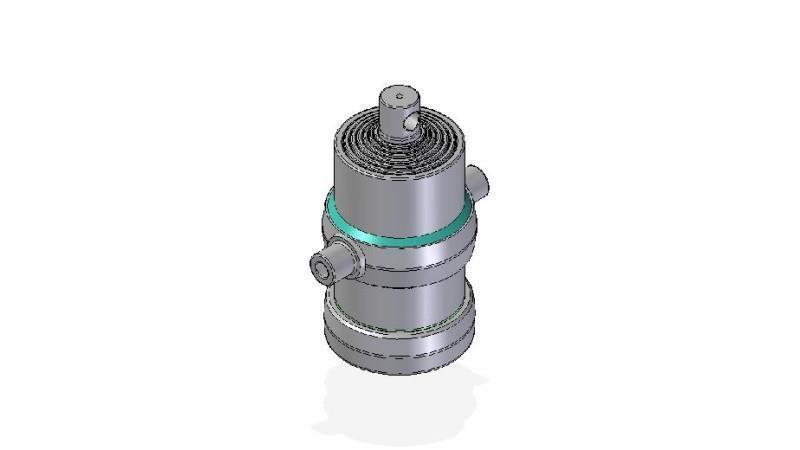 7017F - TELESCOPIC CYLINDER STANDARD/HOLE 7 STAGES STROKE 1695 FI 190
