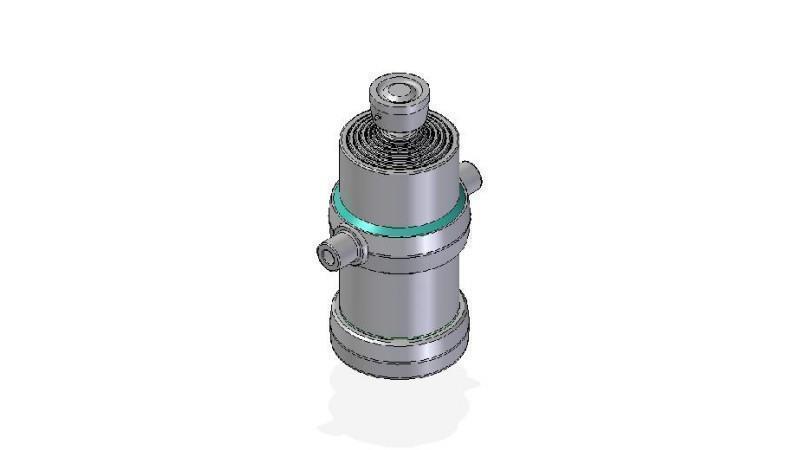 7019S - TELESCOPIC CYLINDER STANDARD/PALLON 7 VAIHEITA ISKU 2045 HALKAISU 190