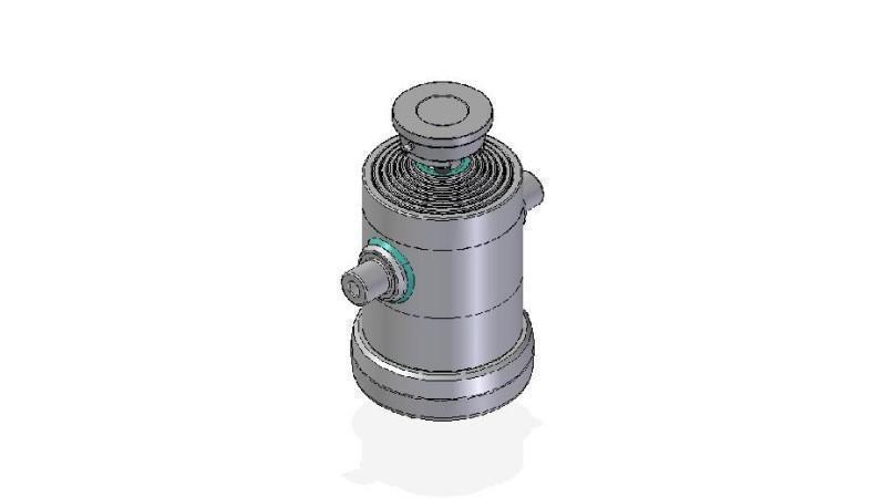 7031S -CYLINDER TELESCOPICZNY STANDARDOWY/KULOWY 7 ETAPÓW SKOK 1737 ŚREDNICA 240