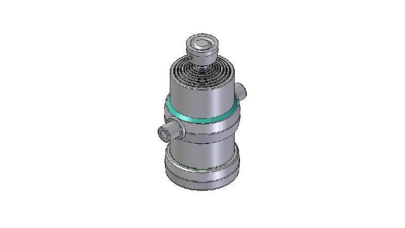 8005S -CYLINDER TELESKOPOWY STANDARD/KULKA 8 ETAPÓW PRZESUNIĘCIA 2060 ŚREDNICA 190