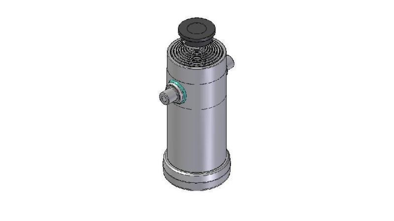 8017S -TELESCOPISK CYLINDER STANDARD/BOLL 8 STEG SLAG 3815 DIAMETER 240