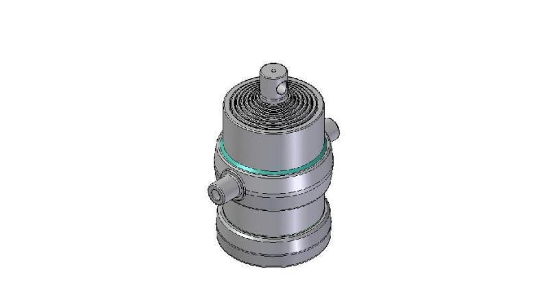 8019F - TELESCOPINEN SYLINTERI STANDARD/REIKÄ 8 VAIHEEN ISKU 1750 HALKAISIJA 215