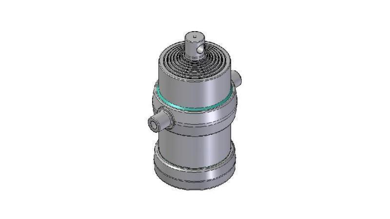 8022F -TELESCOPIC CYLINDER STANDARD/HOLE 8 STAGES STROKE 2290 FI 215