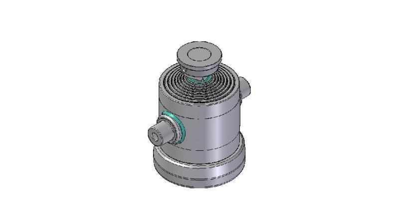 8031S - TELESCOPIC CYLINDER STANDARD/PALLON 8 VAIHEITA MATKA 1950 HALKAISU 270