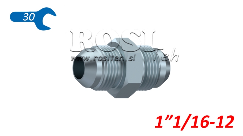 PODWÓJNY ZAWÓR HYDRAULICZNY JIC74° 1”1/16-12 1”1/16-12