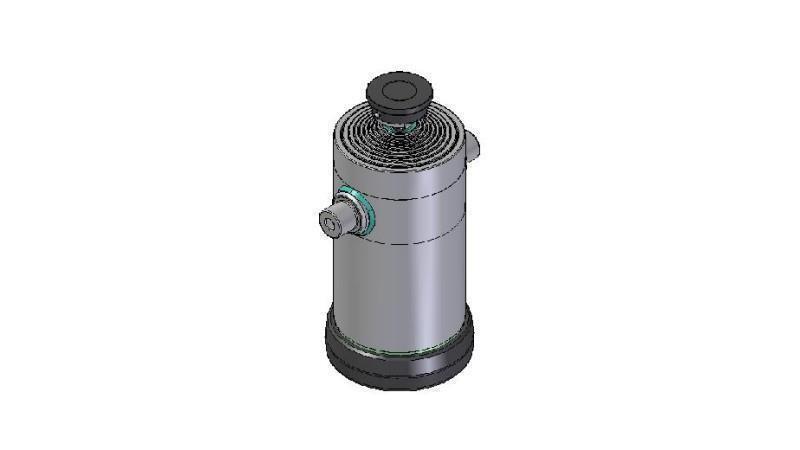 9055S -TELESCOPIC CYLINDER STANDARD/BALL 9 STAGES TRAVEL 3532 DIAMETER 300