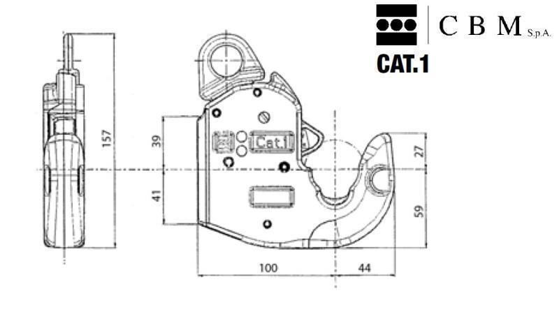 automatyczny hak do transportu hydrauliki kategoria 1
