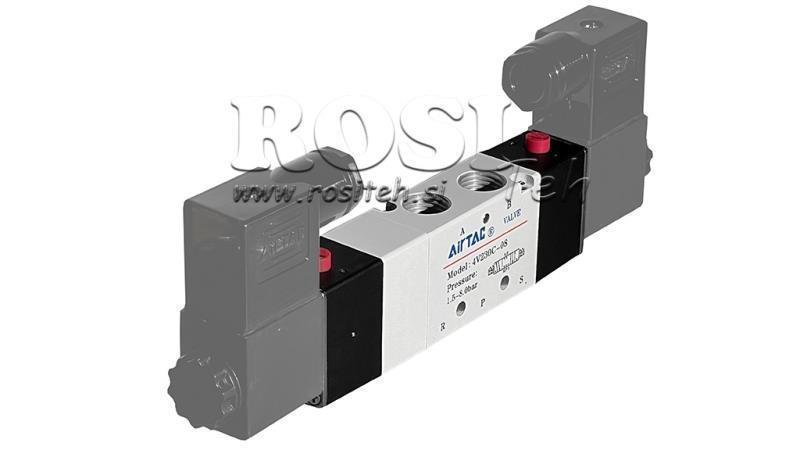 ELEKTRO ZAWÓR PNEUMATYCZNY 5/3 BISTABILNY 1/8 PRT-0553-BCC