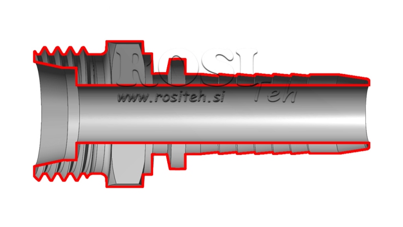 POŁĄCZENIE HYDRAULICZNE CES 8 Z MĘSKIM DN6-M16X1,5