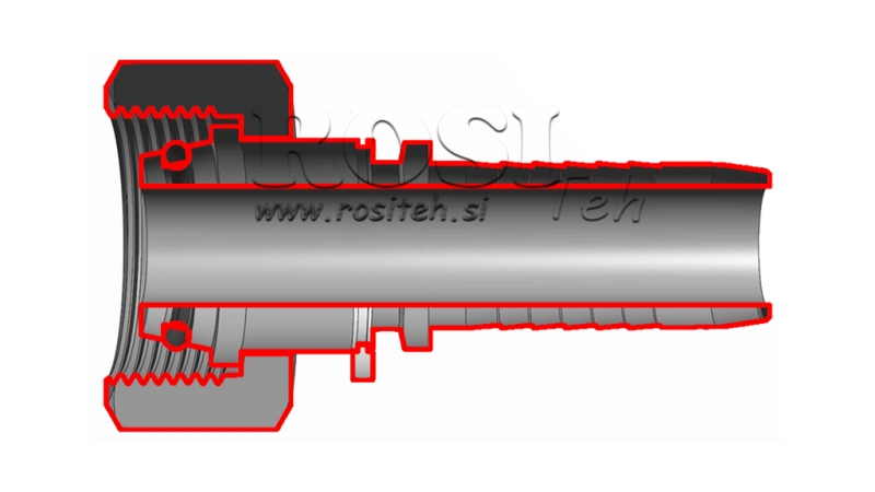 HIDRAVLIČNI PRIKLJUČEK DKOS 6 S ŽENSKI DN6-M14x1,5