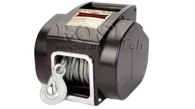 ELEKTRYCZNA WCIĄGARKA 12 V DO ŁODZI DWP 5000 - 2265 kg