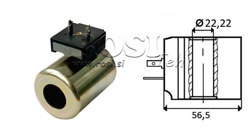 CEWKA ELEKTROMAGNETYCZNA 24V DC - CB14 - fi 22.22mm-59mm 30W