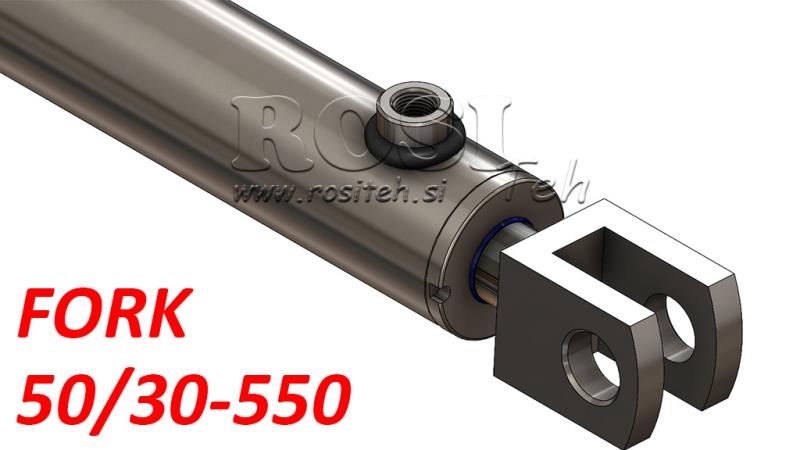 CYLINDER HYDRAULICZNY WIDŁA 50/30-550