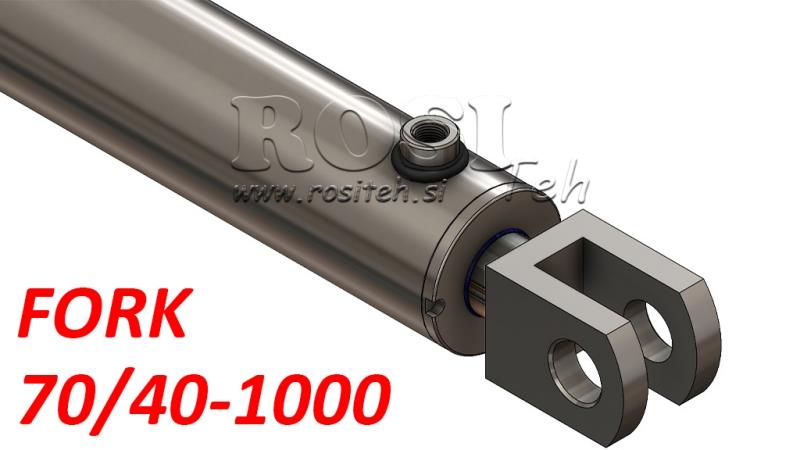 HYDRAULISK CYLINDER FORK 70/40-1000