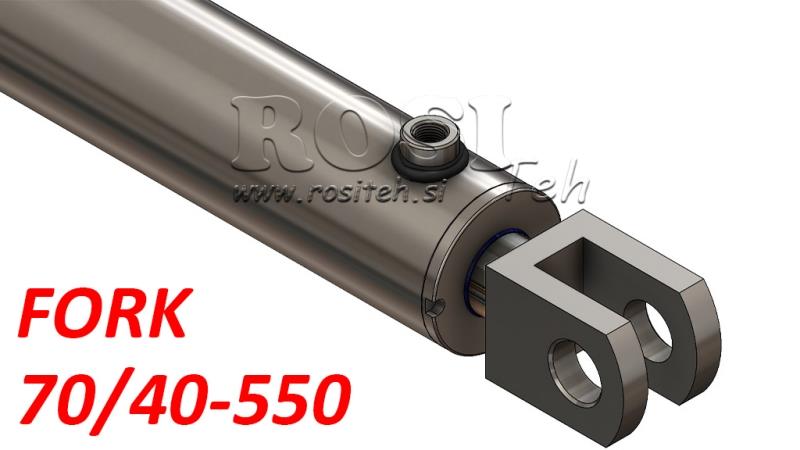 WIDŁY CYLINDRA HYDRAULICZNEGO 70/40-550