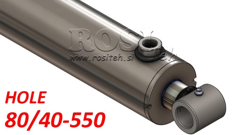 OTWÓR CYLINDRA HYDRAULICZNEGO 80/40-550