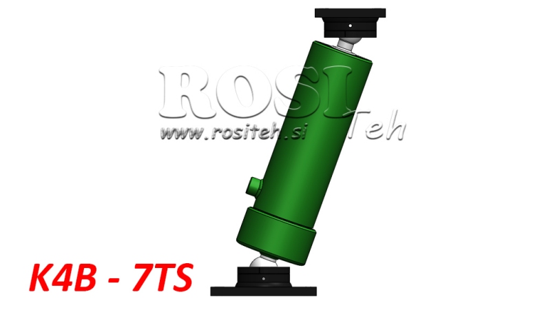 SIŁOWNIK TELESKOPOWY 4 WYSUWY 900MM K4B-7TS