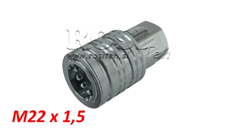 TRAKTOROS GYORS KAPCSOLÓ NŐI PUSH - PULL M22x1,5